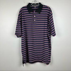 Peter Millar Men’s striped Summer Comfort polo XL